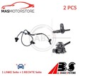 ABS SENSOR DREHZAHLFÜHLER PAAR VORNE ABS 31658 2PCS P NEU OE QUALITÄT