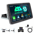 Single 1DIN Rotatable 10.1" Android 13 Autoradio GPS Navi Wifi BT 2+32GB +Kamera