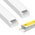 2m Kabelkanal selbstklebend + schraubbar 40 x 25 mm Installationskanal PVC weiss