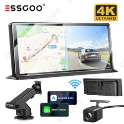 Wireless Apple Carplay Android Auto 11,3 Zoll 4K Dashcam + 1080P Rückfahrkamera