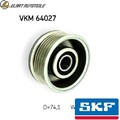 UMLENKFÜHRUNGSROLLE KEILRIPPENRIEMEN VKM 64027 FÜR MAZDA 32 Z6Y3/Z6Y1 1.6L 4cyl