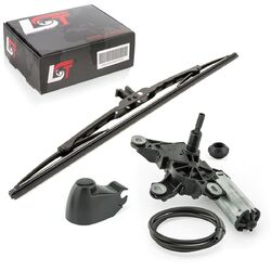 Wischermotor Heck Scheibenwischer Set Motor hinten Dichtung für VW Golf IV Kombi
