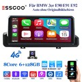 8Core 6+128G Android13 Autoradio Carplay Für BMW E90 E91 E92 E93 KAM BT Navi SWC