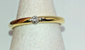 750gg Ring mit Diamant Gr. 54 ( Ø 17,2mm )