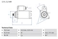 Anlasser Starter BOSCH 0 986 020 270 +123.90€ Pfand für 7HF 7EF 7HN TRANSPORTER