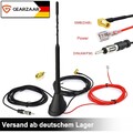DAB Antenne AM/FM Dachantenne DAB+ Autoantenne Verstärker SMB DIN Kombi-Antenne