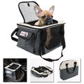 Hundetasche Autositz Grau Hundetransport Tasche Hundekorb Transportbox Hund 