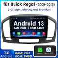 Für Opel Insignia 2008-2013 9" Android13 Autoradio GPS Navi WiFi 2G+64GB CarPlay