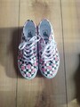 Vans Filmore Decon Sneaker für Damen im Checkerboard-Design mit pinken Herzchen