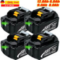 4X Original 18V 6Ah 8Ah 12Ah ErsatzAkku Für Makita BL1850B BL1860B Led Anzeige