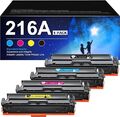 RUDGUZ 216A Toner 4er-Set Kompatibel für HP 216A W2410A W2411A W2412A W2413A