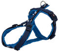 Trixie Premium Trekking Geschirr 53-64 cm/20 mm indigo/royalblau Gurtband 