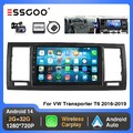 Android 14 2+32G CarPlay Autoradio GPS RDS Kamera Für VW T6 Transporter Multivan