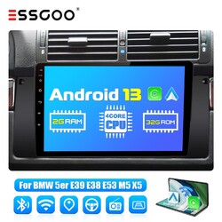 Für BMW 5er E39 1999-2005 X5 E53 M5 Android 13 Autoradio GPS NAVI WIFI BT FM RDS