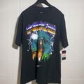 Nike Basketball Howlin Wolf Moon Ball Lightning Thunder T-Shirt Größe L Herren