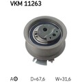 SKF Spannrolle Zahnriemen automatisch für VW Passat Variant 3C5 Tiguan 5N_