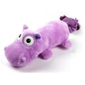 Ultrasonic - Dancing Hippo - Hundespielzeug Flusspferd mit extra leisem Quitsche