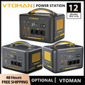 VTOMAN 2200W/1500W Tragbare Powerstation 1548Wh Solargenerator LiFePO4 Camping 