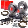 BREMBO BREMSSCHEIBEN+BELÄGE+BACKEN VORNE+HINTEN FÜR MERCEDES SPRINTER VW CRAFTER