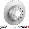 2x JP GROUP Bremsscheibe Hinterachse, Vorderachse u.a. für AUDI, VW