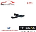 LINKS RECHTS QUERLENKER SATZ VORNE OUTER NIEDRIGER TRISCAN 8500 25567 2PCS A NEU