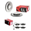 brembo SPORT BREMSSCHEIBEN 257mm + BELÄGE VORNE passend für FIAT PUNTO / EVO 199