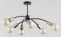 Antikes Gold Schwarz Modern Deckenlampe Deckenleuchte 6x60W/E27 RALPH 63051