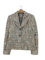 MARC AUREL Tweedblazer Damen Blazer Gr. DE 38 schwarz-weiß-braun Casual-Look