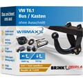 ANHÄNGERKUPPLUNG starr passt für VW T6.1 ab 19 +13pol E-Satz BRINK