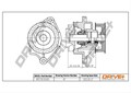 DR!VE+ WASSERPUMPE MIT DICHTUNG passend für AUDI A2 SEAT ALTEA AROSA CORDOBA