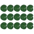  15 Pcs Künstliche Blätter Teichpflanzen Schwimmend Künstlicher Lotusblätter