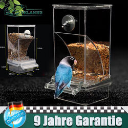 Automatischer Futterspender Transparent Futterspender Vogel Lebensmittelbehälter