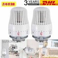 2//4/6X Thermostatkopf Heizkörper Regler Thermostat Kopf Heizung Ventil M30 x1,5