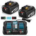 2X 18V/6,0Ah für Makita Akku BL1860B-2er Set BL1860 BL1860B + Ladegerät