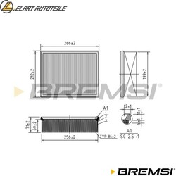 LUFTFILTER FA0119 FÜR AUDI A4/B6/Convertible/B7 SEAT EXEO/ST BBJ/ASN/AVK 3.0L