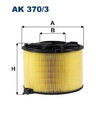 Luftfilter Filtereinsatz AK 370/3 FILTRON für AUDI A4 B9 Avant A5 A4 B9