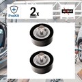 2x ORIGINAL® Maxgear Umlenk-/Führungsrolle, Keilrippenriemen für Ford KA