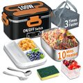 Elektrische Lunchbox 100W 3-in-1 tragbare beheizte Lunchbox Herausnehmbare Ed...