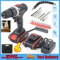 3 in 1 Akku-Schlagbohrschrauber 48V Akkuschrauber Set in Koffer Mit 2 Akkus