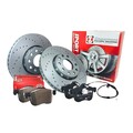 ZIMMERMANN SPORT BREMSSCHEIBEN 356mm + BELÄGE VORNE für AUDI A6 A7 4G C7 + A8 4H