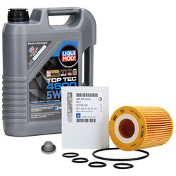5L LIQUI MOLY Motoröl 5W30 dexos2 ORIGINAL Ölfilter für OPEL ASTRA H J 1.7 CDTI