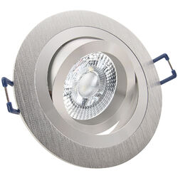 LED Einbaustrahler Spot 230V dimmbar 4W 6W 7W Leuchte GU10 Strahler Set NOBS