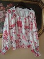 Carmenbluse im Rosenprint Gr.XXL