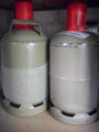 2 x Stahl Gasflasche 5 kg Grau Propangasflasche voll & neuen  Parker  Gaskocher