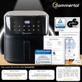 Heißluftfritteuse Airfryer Fritteuse Air Fryer Frittieren - Sommertal HF400 4L
