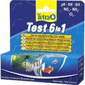 Tetra Test-Streifen 6 in 1 | 25 Stück Aquarienzubehör, Wassertest