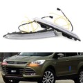 2x LED DRL Tagfahrlicht Tagfahrleuchten Fahrlampe für Ford Escape Kuga 2013-2015