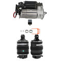 2x Hinten Luftfeder 3Pins + Kompressor for Mercedes E-Klasse W211 S211 Airmatic