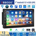 2 DIN DAB+ Carplay 32G Android 13 Autoradio GPS NAVI RDS WiFi Bluetooth + Kamera