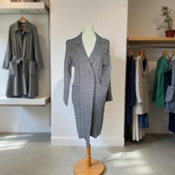 Strick-Cardigan Zopfmuster Strickjacke Long Strickmantel one size 36-42 Mantel